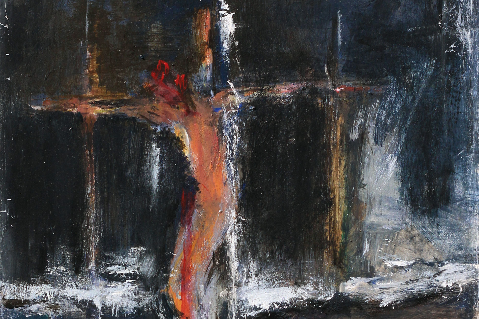 Via Crucis biblico - pintura cristiano moderno
